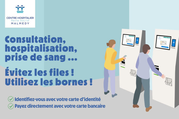 Evitez les files … utilisez les bornes automatiques !